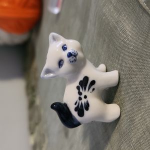 Miniature Cat Figurine